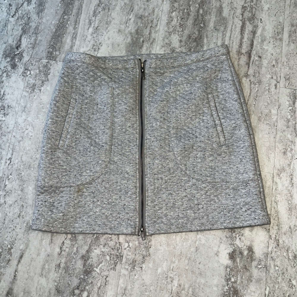 Hem & Thread Gray Mini Pencil Skirt for Work
